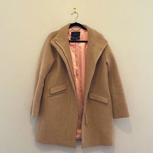 J. Crew Factory City Coat in Tan size 10